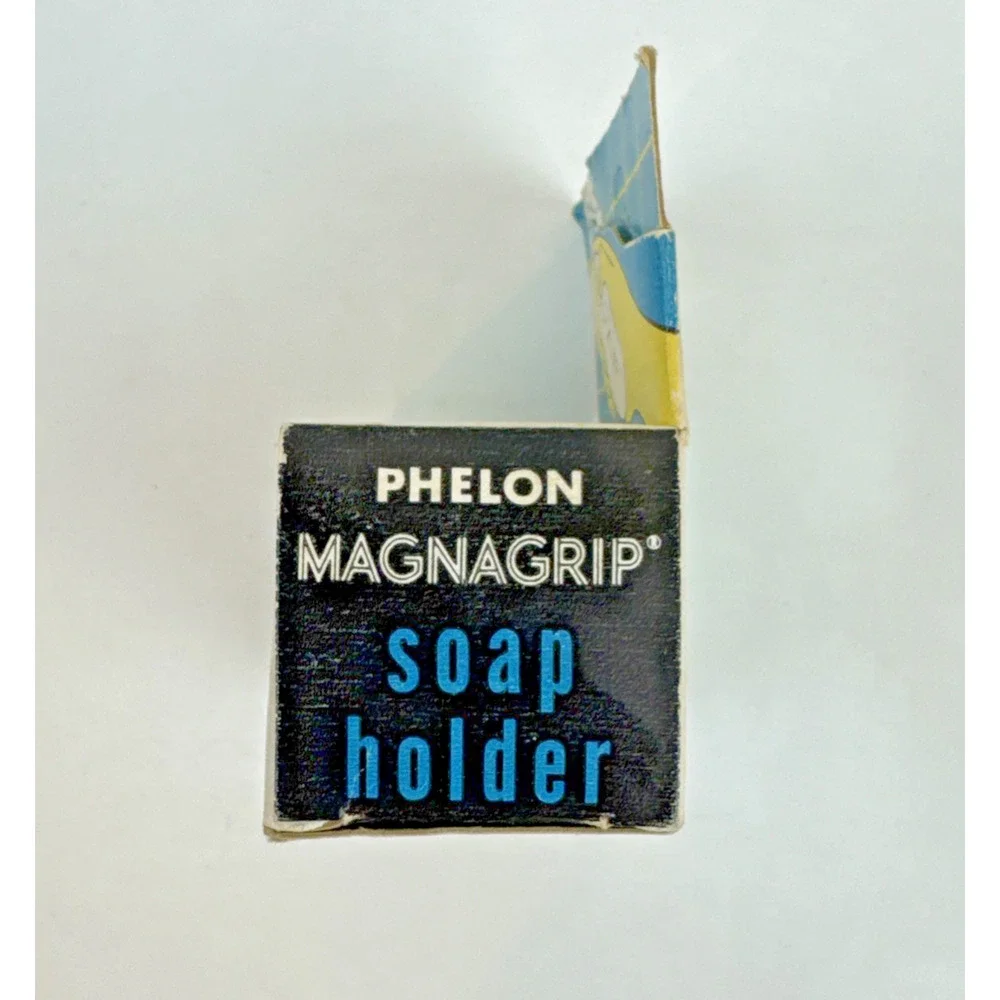 Vintage Soap Holder Phelon magnetic with Box Phelon Magnagrip